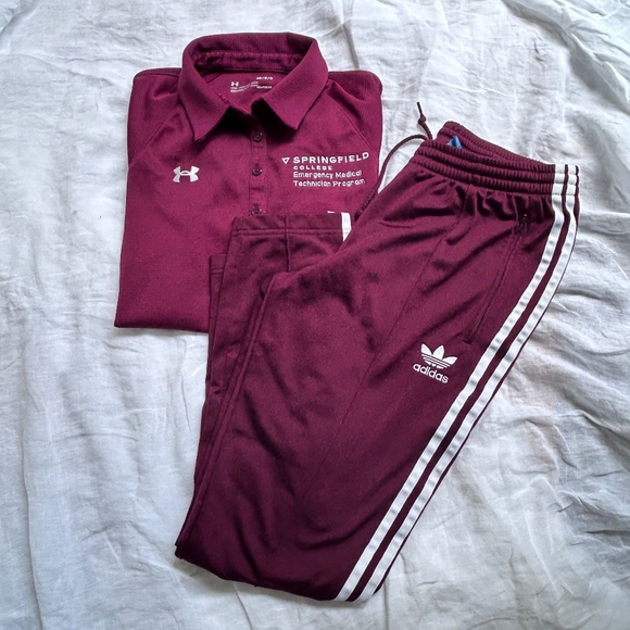 Under Armour EMT Springfield College Maroon - Picture 5 of 5
